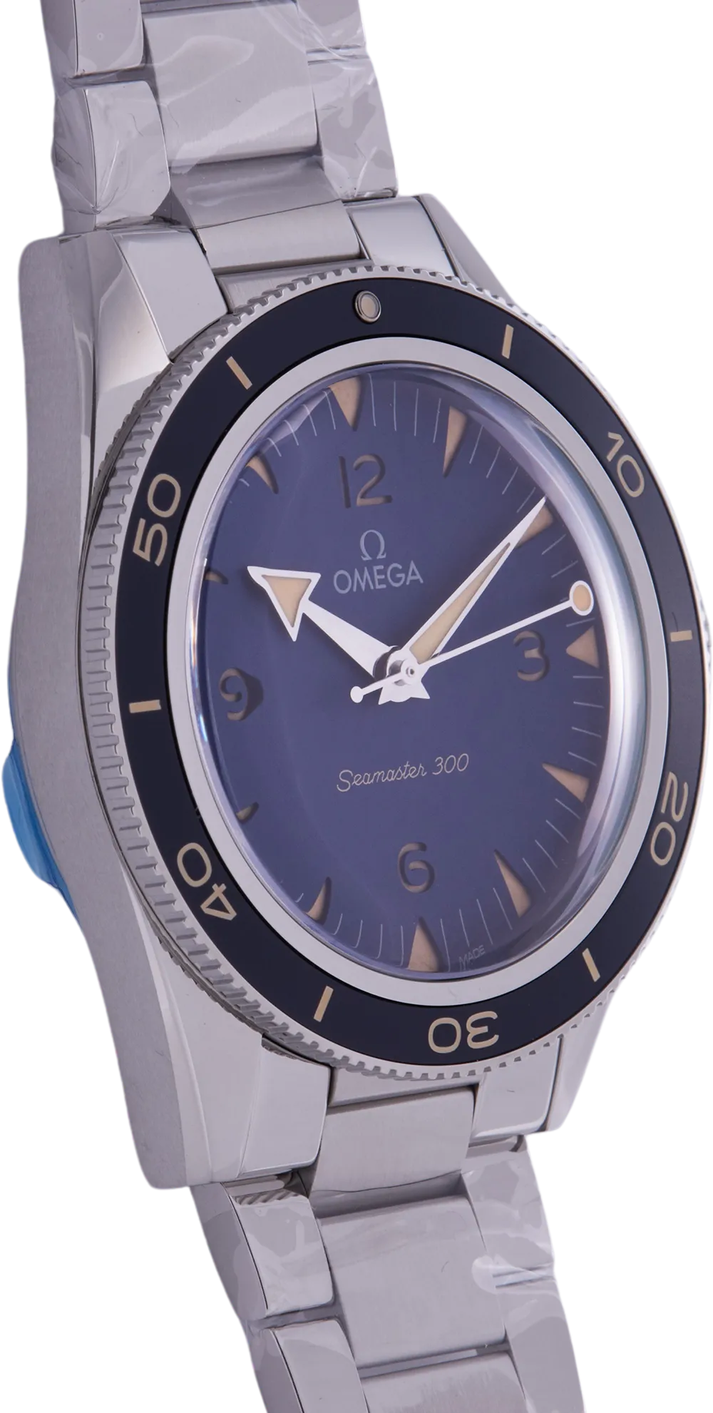 Omega Seamaster 300 Co-Axial Master Chronometer Blue BNIB 2022 234.30.41.21.03.001